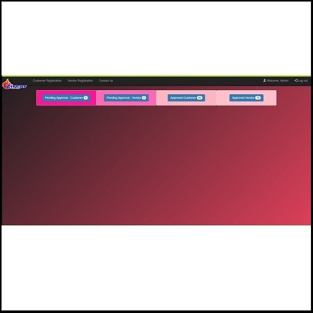 Customer-Vendor Registration Portal